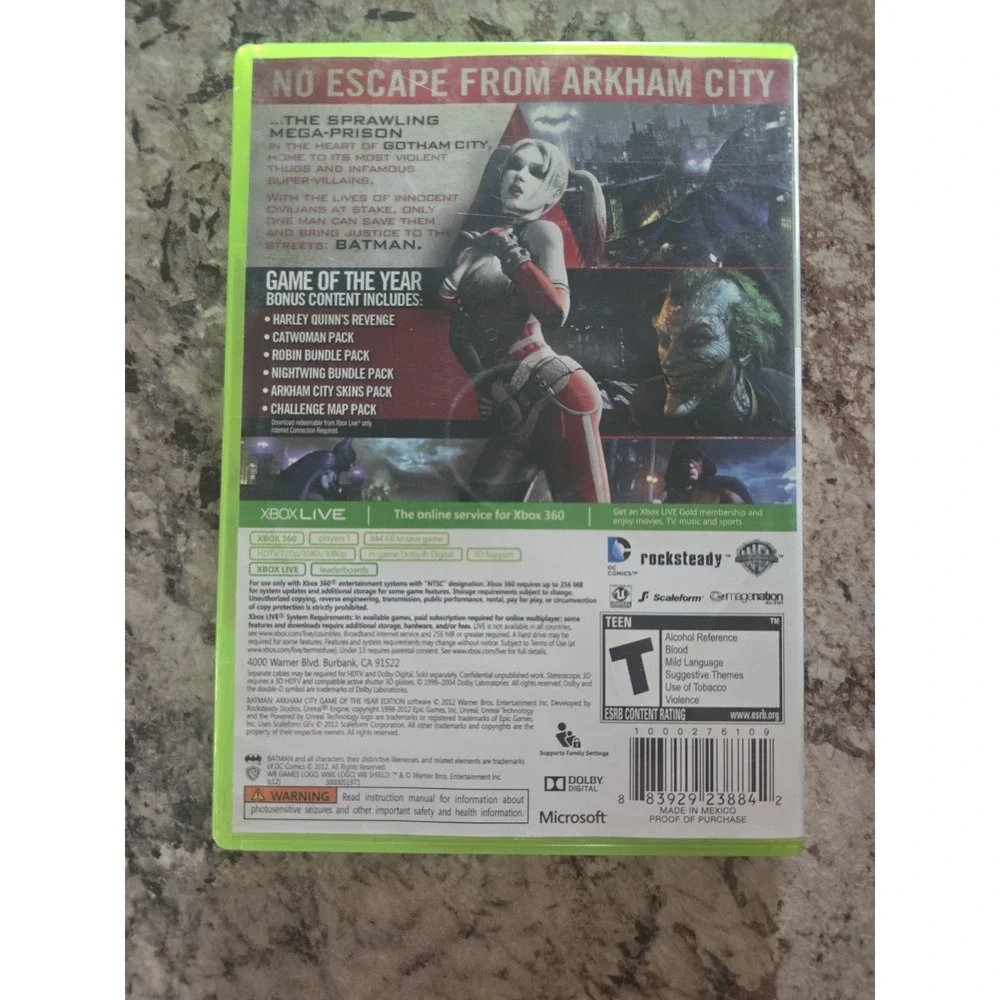 Batman: Arkham City - Game of the Year Edition (Microsoft Xbox 360, 2012) | CIB